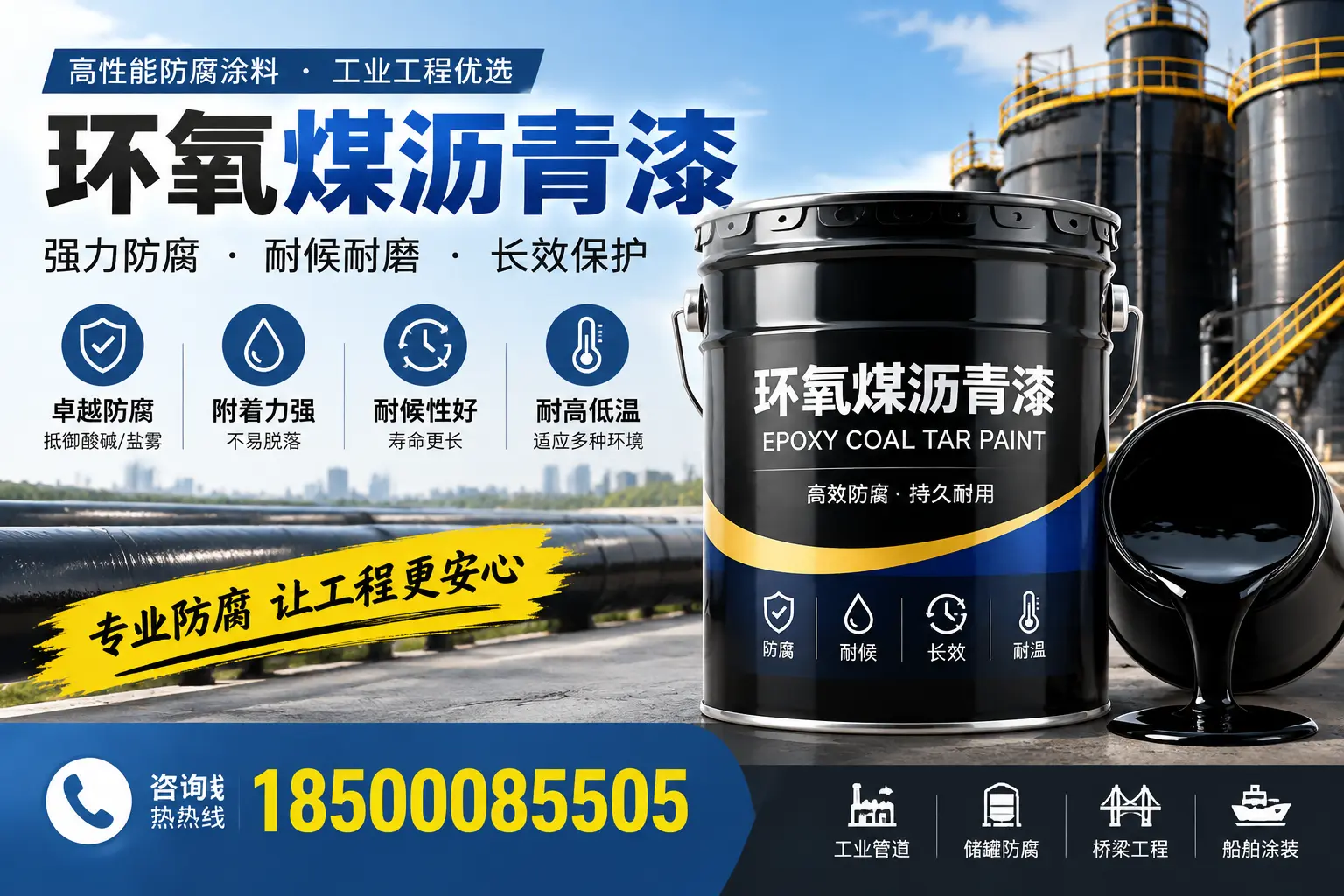 环氧煤沥青漆的施工方法与注意事项，确保在荆州顺利完成